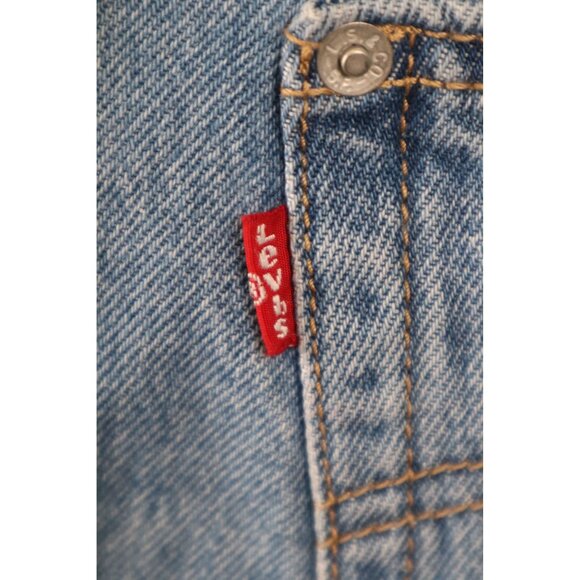 Levis Women's Denim Button-Front A-Line Skirt with Pockets Size‎ 26 - Picture 7 of 13